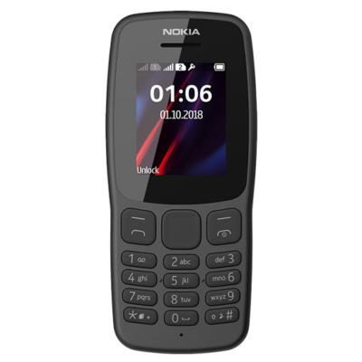 Nokia 106 2018 Black